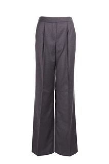 Серые брюки прямого кроя Trussardi Jeans