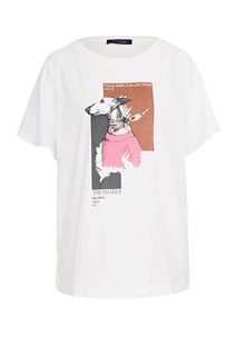 Футболка с оригинальными рукавами Trussardi Jeans