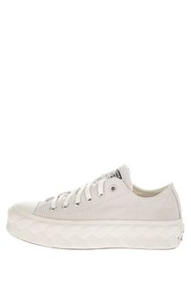 Замшевые кеды на платформе Converse