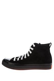 Высокие текстильные кеды черного цвета Converse
