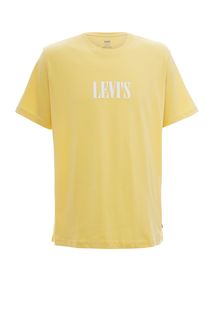 Желтая футболка с логотипом бренда Levis®
