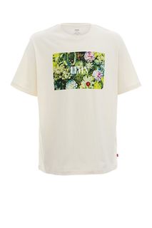 Футболка из хлопка с принтом и вышивкой Levis®