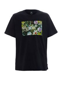 Футболка из хлопка с принтом и вышивкой Levis®