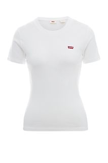 Футболка из хлопка белого цвета Levis®