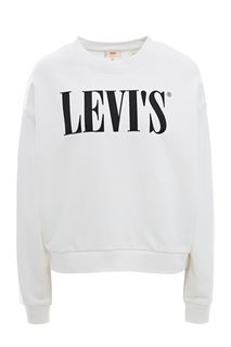 Свитшот из хлопка с логотипом бренда Levis®