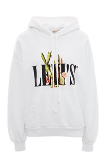 Белая толстовка из хлопка с принтом Levis®