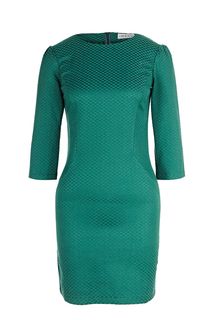 Облегающее зеленое платье с короткими рукавами Imago