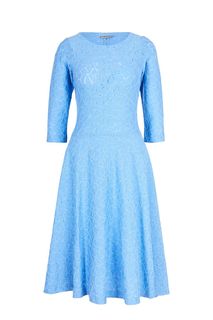 Платье синего цвета с расклешенной юбкой Imago