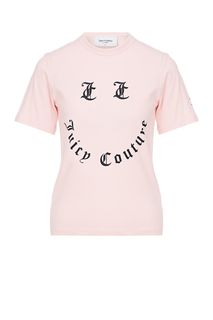 Хлопковая футболка с короткими рукавами Juicy Couture