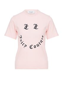 Хлопковая футболка с короткими рукавами Juicy Couture
