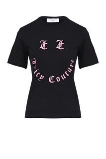 Хлопковая футболка с короткими рукавами Juicy Couture