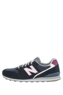 Кроссовки синего цвета из замши и текстиля 996 New Balance