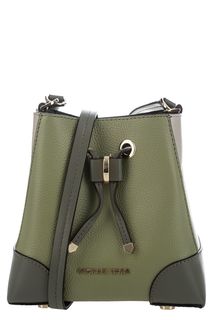Маленькая кожаная сумка на кулиске Mercer Gallery Michael Michael Kors