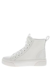 Высокие текстильные кеды белого цвета Gertie High Top Michael Michael Kors