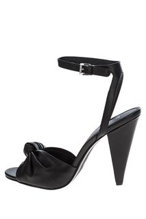 Босоножки из натуральной кожи черного цвета Michael Michael Kors