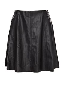 Короткая расклешенная юбка черного цвета B.Young