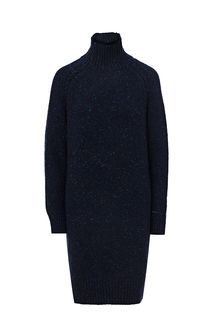 Платье-свитер из шерсти с высоким воротом Gant