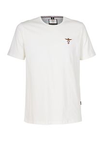 Футболка из хлопка с круглым вырезом Aeronautica Militare