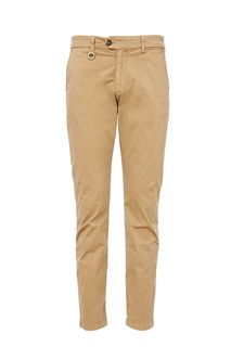 Бежевые брюки чиносы из хлопка Aeronautica Militare