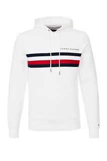 Толстовка из хлопка белого цвета Tommy Hilfiger