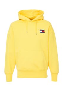 Желтая толстовка из хлопка с нашивкой Tommy Jeans