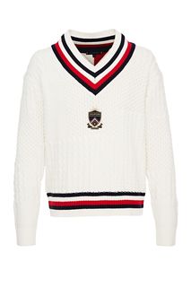 Свитер с треугольным вырезом Tommy Hilfiger