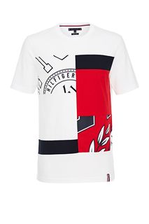 Футболка из хлопка с короткими рукавами Tommy Hilfiger