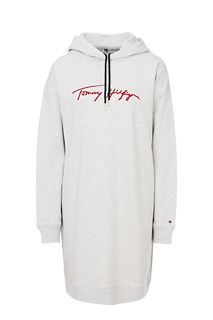 Платье-толстовка с отделкой стразами Tommy Hilfiger