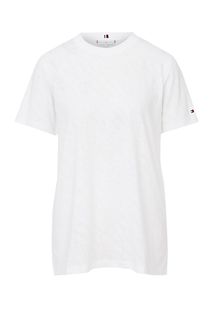 Белая футболка свободного кроя Tommy Hilfiger