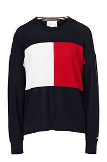 Джемпер из вискозы с добавлением хлопка Tommy Hilfiger