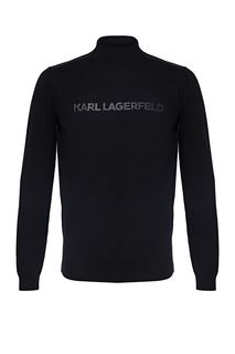 Шерстяной джемпер с логотипом бренда Karl Lagerfeld