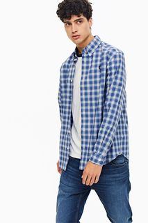 Рубашка в клетку с воротником button-down Fred Perry