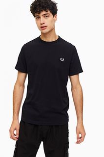 Футболка из хлопка с короткими рукавами Fred Perry