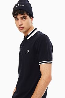 Хлопковая футболка поло с короткими рукавами Fred Perry