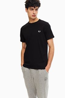 Футболка из хлопка с короткими рукавами Fred Perry