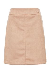 Расклешенная юбка бежевого цвета Zarina