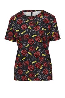 Разноцветная хлопковая футболка Befree