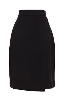 Расклешенная черная юбка средней длины Befree