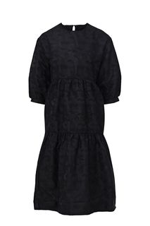 Платье черного цвета с расклешенной юбкой средней длины Befree