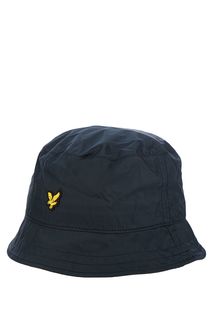 Панама синего цвета с декоративной нашивкой Lyle & Scott