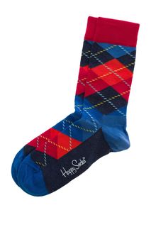 Разноцветные носки в клетку Happy Socks