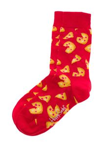 Красные носки из хлопка Happy Socks