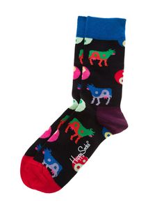 Разноцветные носки из хлопка Happy Socks