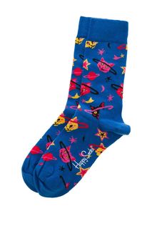 Носки из хлопка с разноцветным принтом Happy Socks