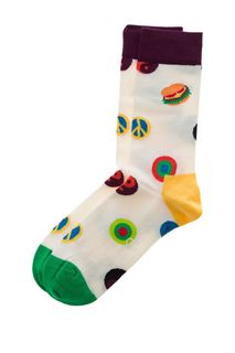 Разноцветные носки из хлопка Happy Socks