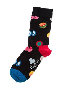 Разноцветные носки из хлопка Happy Socks