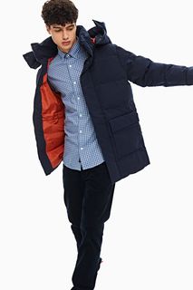 Удлиненная демисезонная куртка со съемным капюшоном Jack & Jones