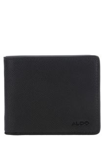 Портмоне черного цвета с двумя отделами для купюр Aldo