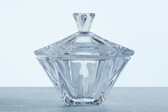 Конфетница с крышкой Метрополитен Crystalite Bohemia