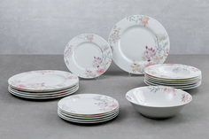 Обеденный сервиз на 6 персон Fleur Platte Hoff